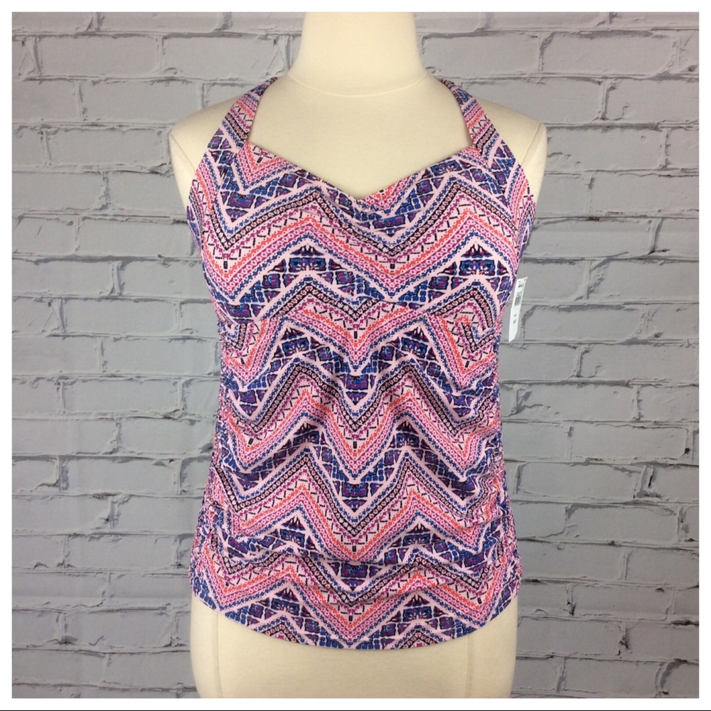 Beach Bump Marternity Tankini Top, Size XL